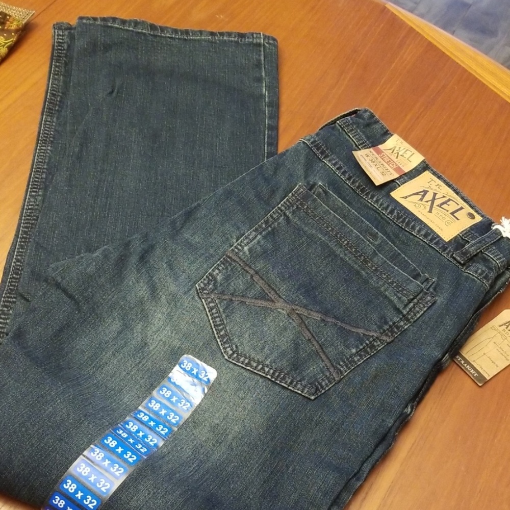 NWT Mens Axel Straight Leg 38 x 32
